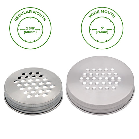 Grater / Shredder Lid For Mason Jars