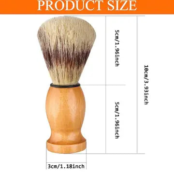 Natural Wood Handle Shaving Brush