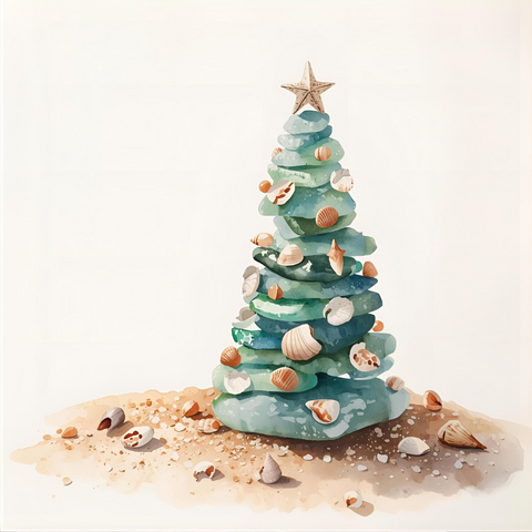 Seaglass Christmas Trees | 11/18