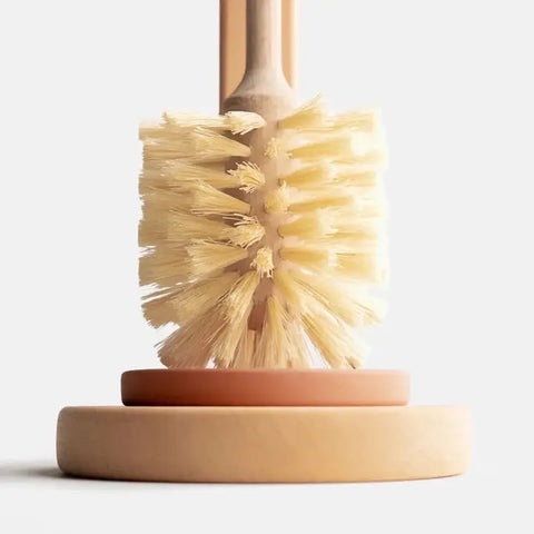 Plastic Free Toilet Brush - Natural Sisal Bristle